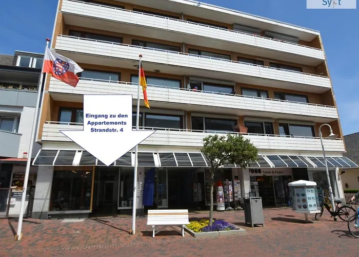 Appartement 12-41, Strandnah, Im Herzen Westerlands, Balkon, 3 Etage *